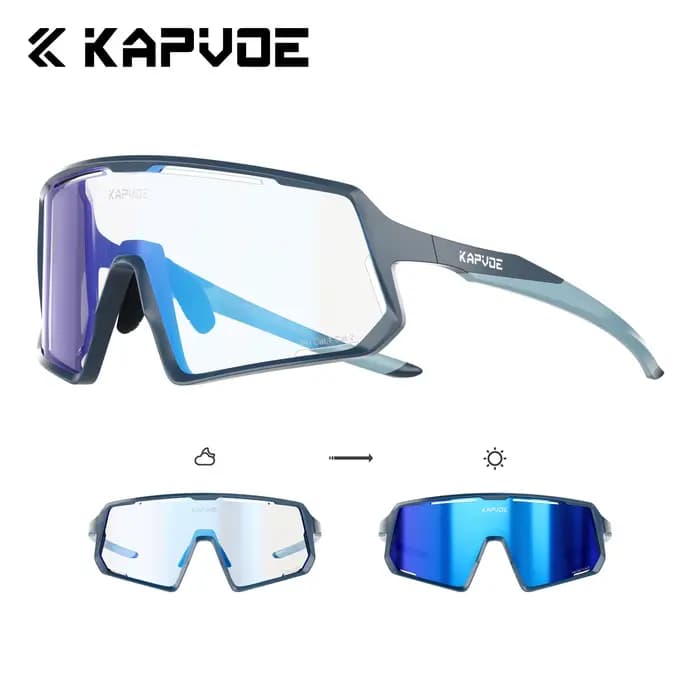 Lunettes de soleil photochromiques KAPVOE HD pour la randonnée