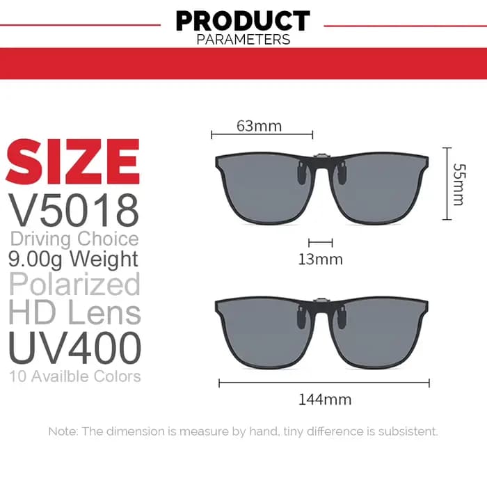 VIVIBEE Lunettes de soleil à clipser relevables surdimensionnées polarisées pour hommes 2026