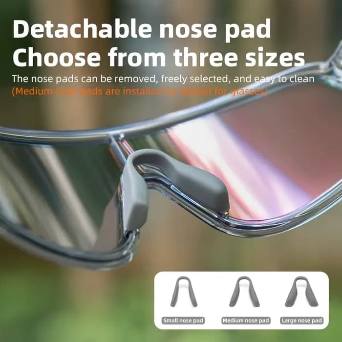 ROCKBROS lunettes photochromiques HD lentille à grande monture