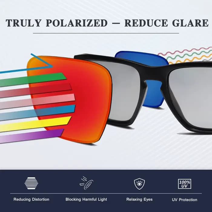 Zentroglo lentilles polarisées 100% Protection UV remplacement pour lunettes de soleil Oakley Holbrook R OO9377 55mm