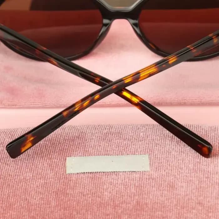 Lunettes de soleil ovales en acétate pour femmes