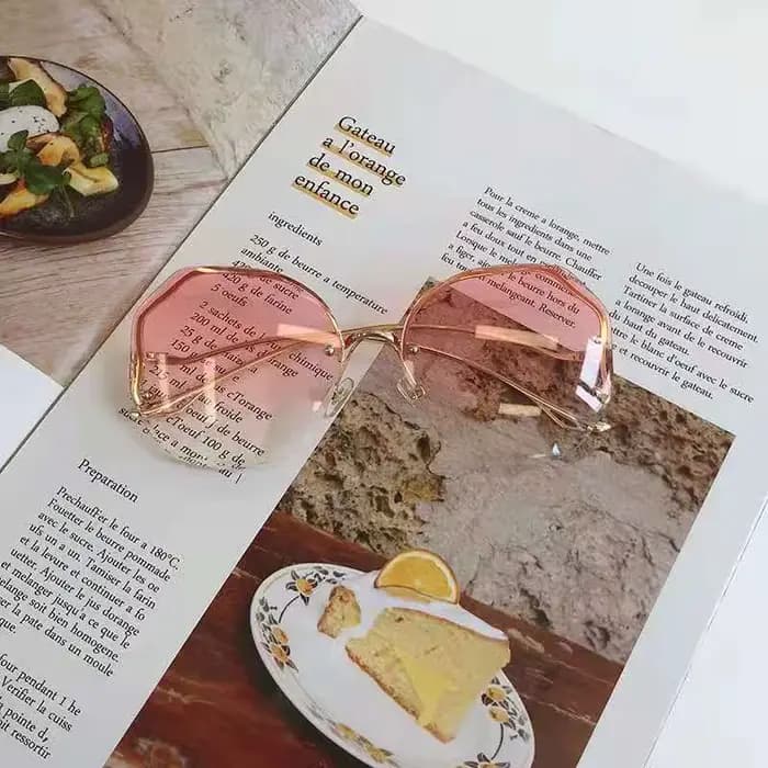 Lunettes de soleil sans monture 2022 pour femmes
