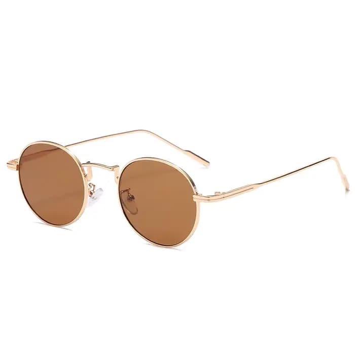 Randonnée mode ronde Vintage Anti lumière lunettes femmes hommes dégradé nuances pour femme rétro alliage