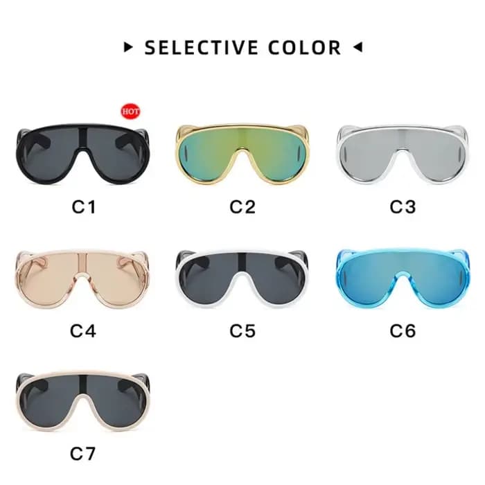 Samjune Y2K – lunettes de soleil Punk pour femmes et hommes