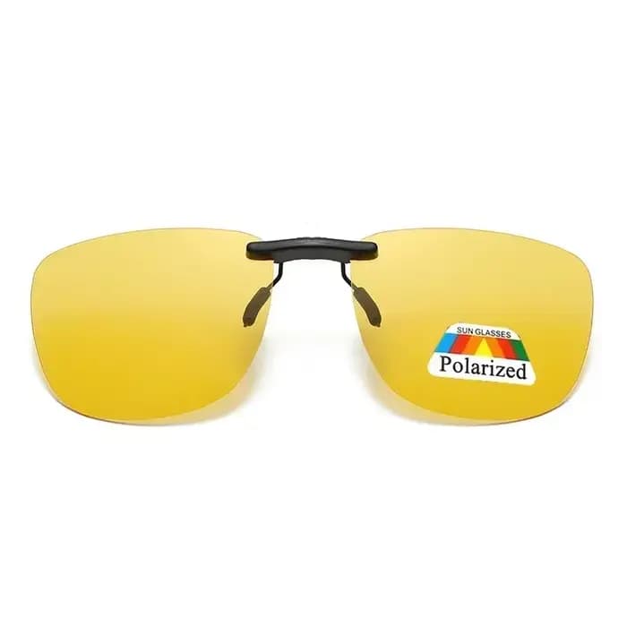 Lunettes de soleil polarisées à Clip carré pour femmes et hommes