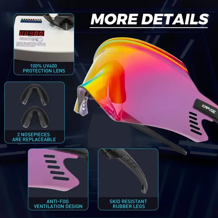 Lunettes de soleil de cyclisme pour hommes et femmes