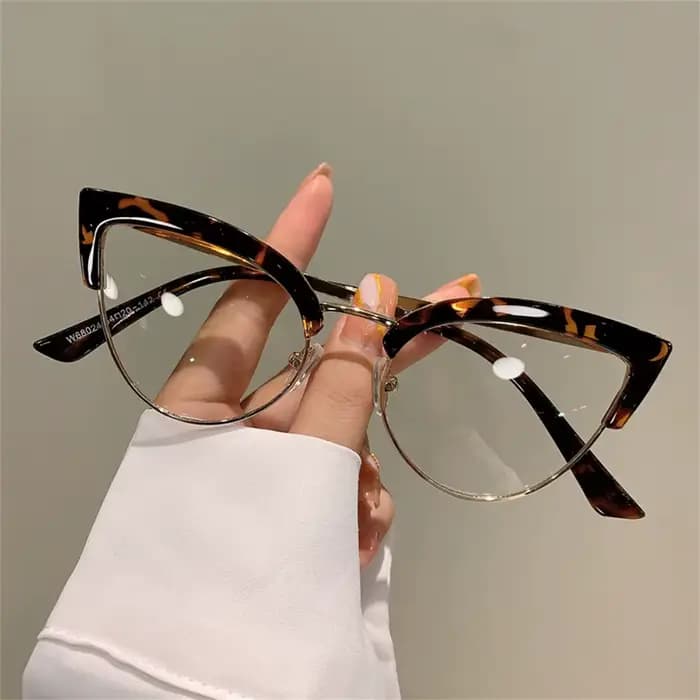 Lunettes rétro œil de chat pour femme