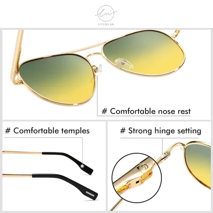Lunettes de soleil photochromiques de qualité LM pour hommes et femmes