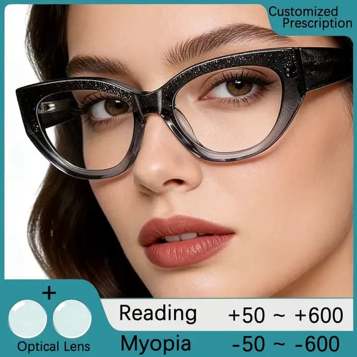 Lunettes optiques avec prescription pour femmes
