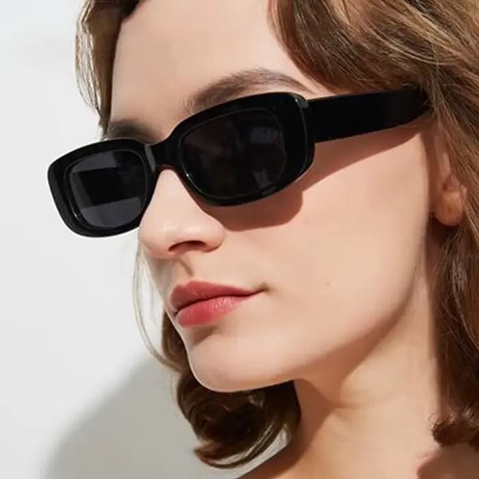 Petites lunettes de soleil carrées pour femmes