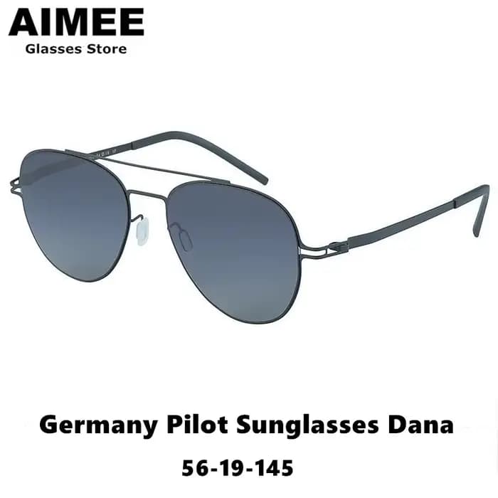 Allemagne marque hommes pilote lunettes de soleil femmes Double faisceau coloré mode Protection UV