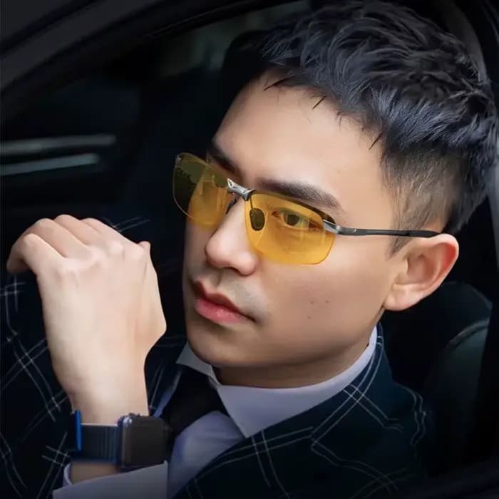 Lunettes de conduite de nuit Anti-éblouissement polarisées HD