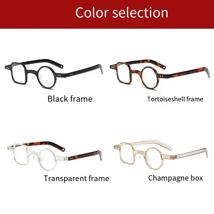 Lunettes de lecture à monture Fiona Fang irrégulière pour hommes et femmes