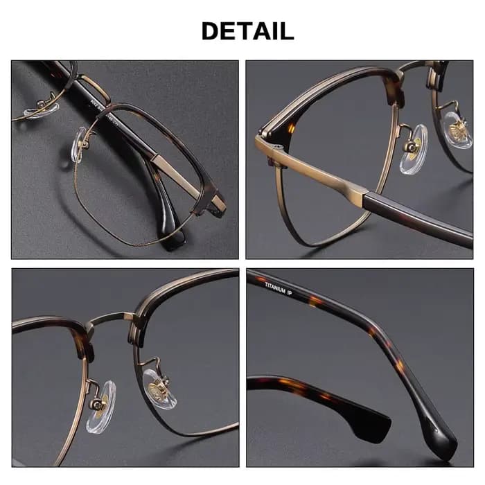 Lunettes de vue vintage Gatenac pour hommes et femmes