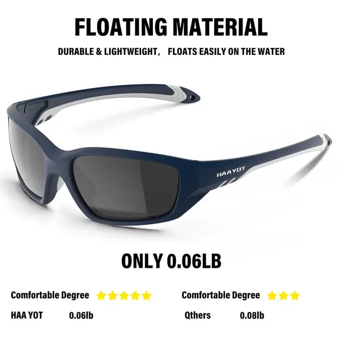 SUUKAA lunettes de soleil flottantes polarisées UV400