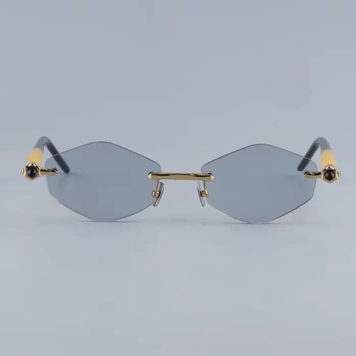 Maske P60 Designer Brand Lunettes de soleil carrées sans monture en acétate sans cadre