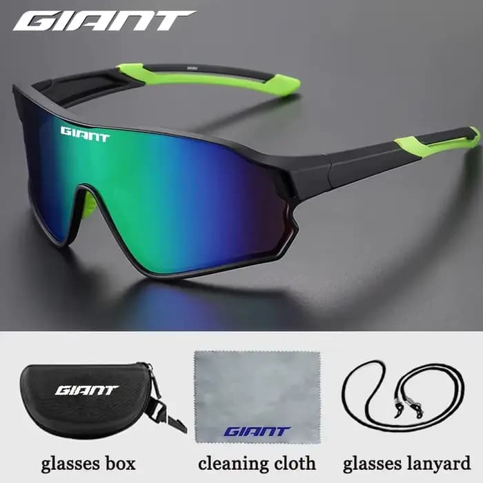 Lunettes de cyclisme giantes UV400 Anti-buée REVO lentilles HD clarté vtt/vélo de route