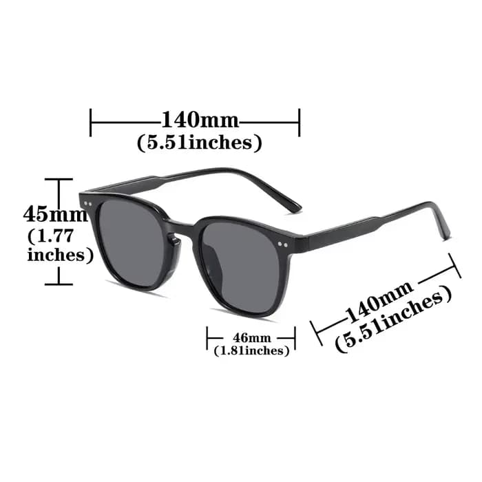 Viewring – lunettes de soleil carrées vintage pour hommes et femmes