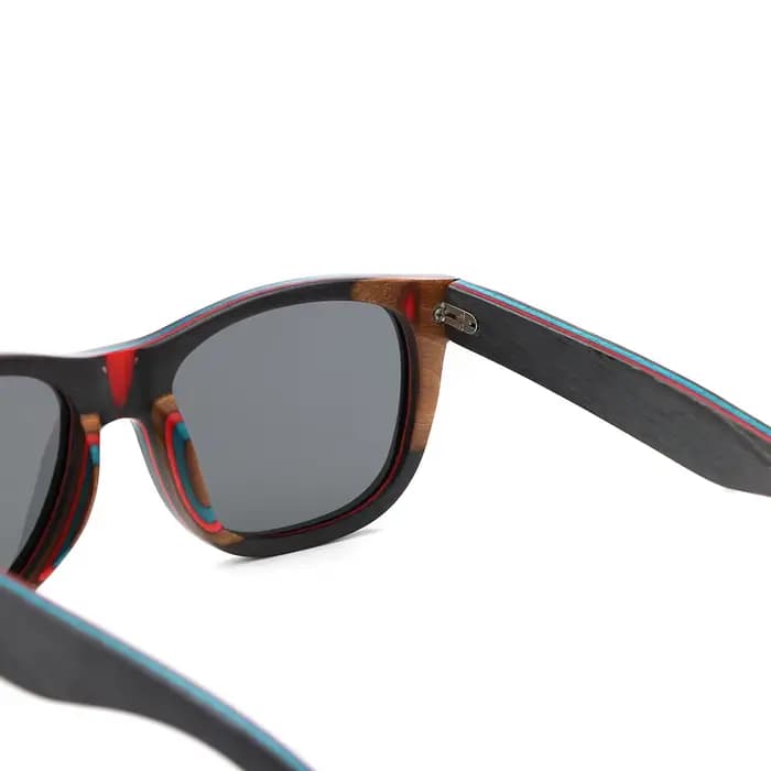Lunettes de soleil polarisées UV400 en bambou faites à la main