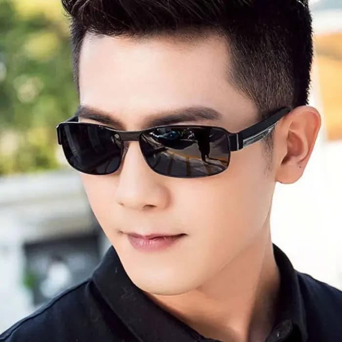 Lunettes de soleil pour hommes Vision de jour et de nuit conduite pêche polarisées Anti-UV tendance nuances