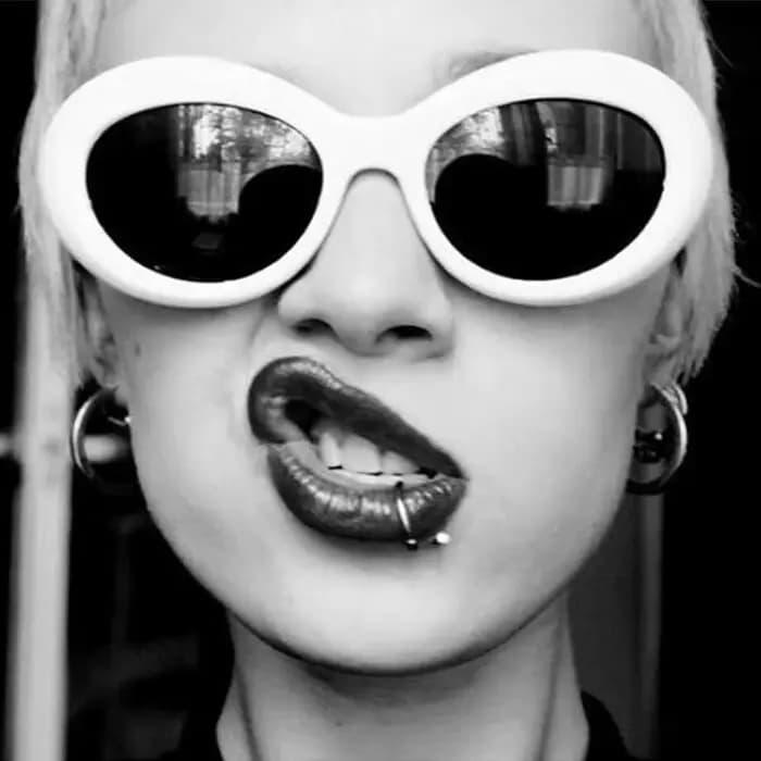 Kurt asile ain-Lunettes de soleil rondes pour femme