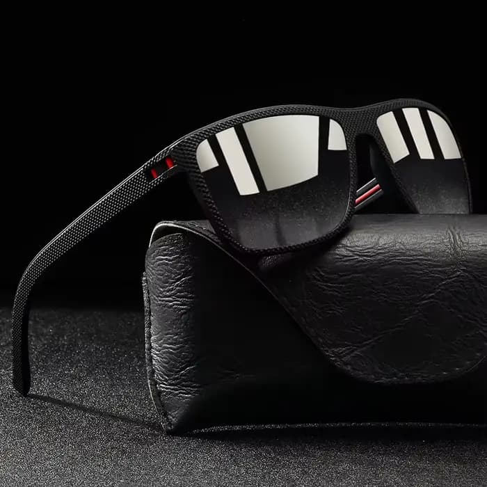 2 paires de lunettes de soleil carrées classiques tendance pour hommes et femmes