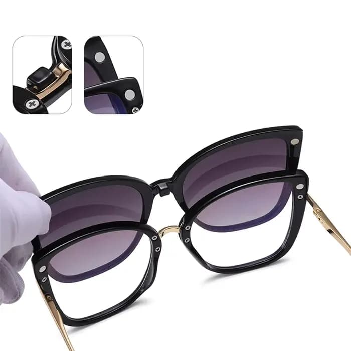 Lunettes à Clip magnétique pour femmes et hommes