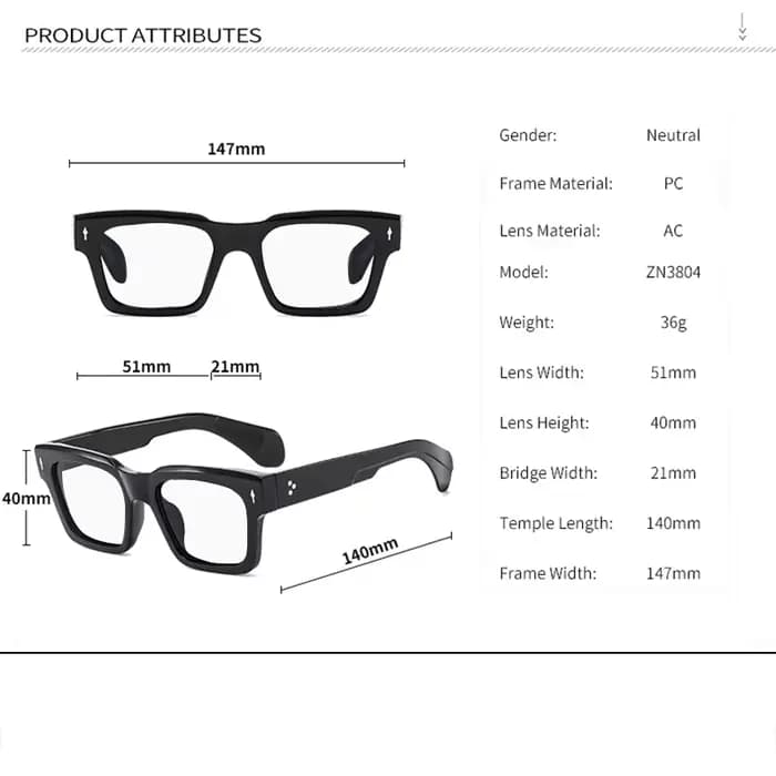 KSVEREN mode carré épais cadre lunettes de lecture Anti lumière bleue presbyte