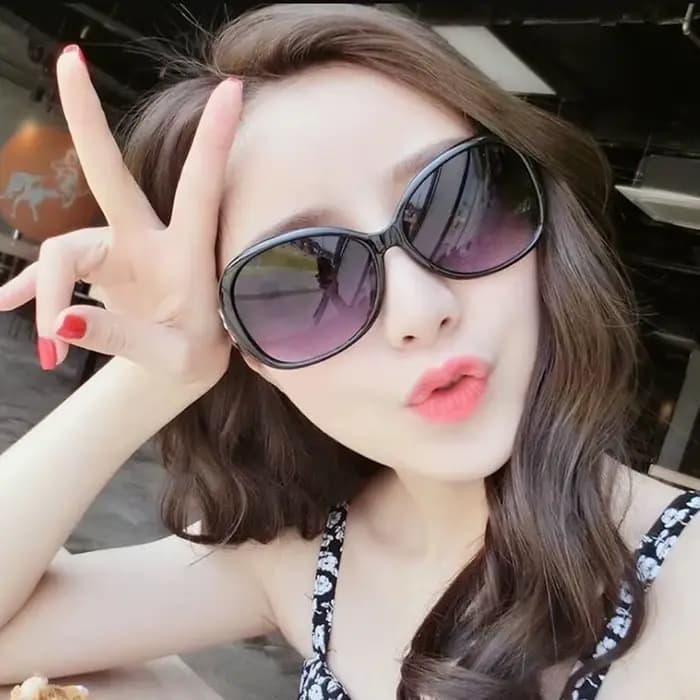 Nouvelle mode lunettes de soleil tendance grand cadre