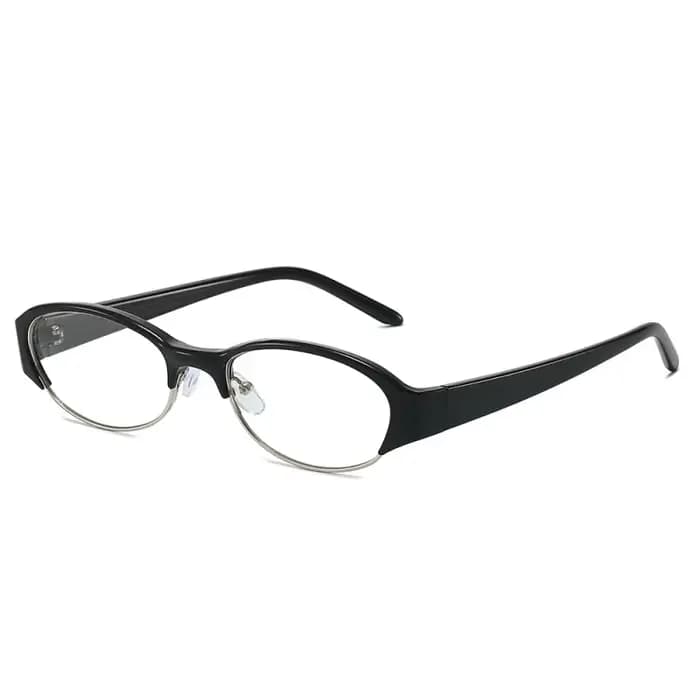 Nouvelles Lunettes Tendance 2026 Ovales Uniques Monture Myopie Rétro Verres Plats Unisexe Mode Anti-Lumière Bleue
