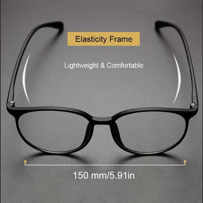 Monture de lunettes ronde surdimensionnée de 150mm pour hommes et femmes