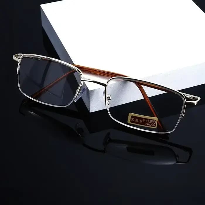 Lunettes de lecture presbytes carrées plein cadre pour hommes et femmes