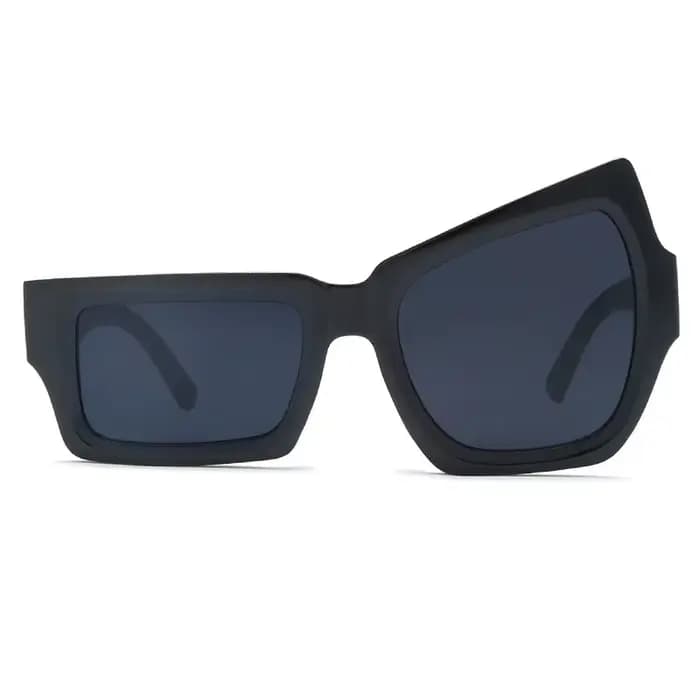 Lunettes de soleil carrées irrégulières pour hommes
