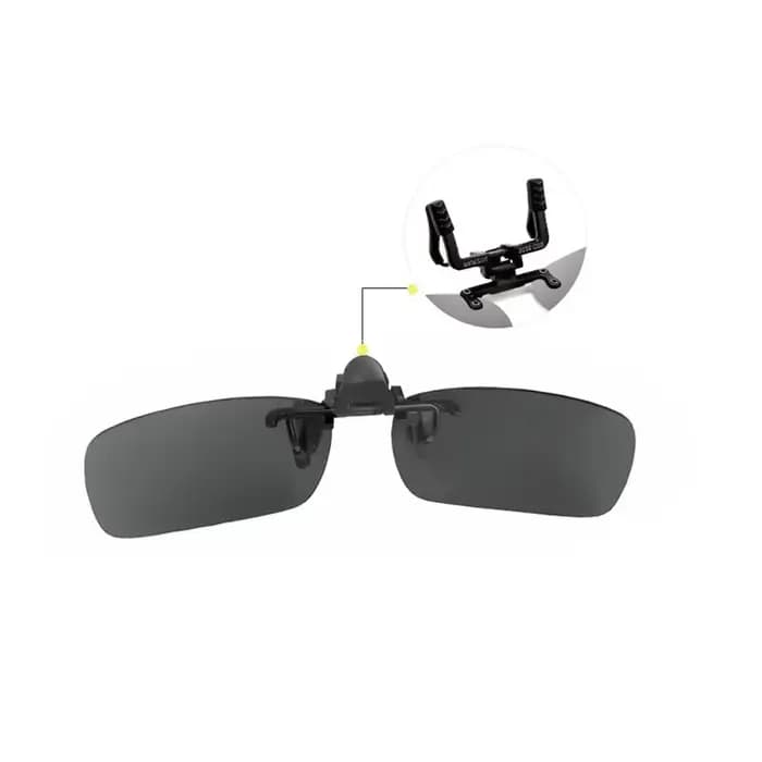 Lunettes de soleil polarisées à clipser pour lunettes de vue