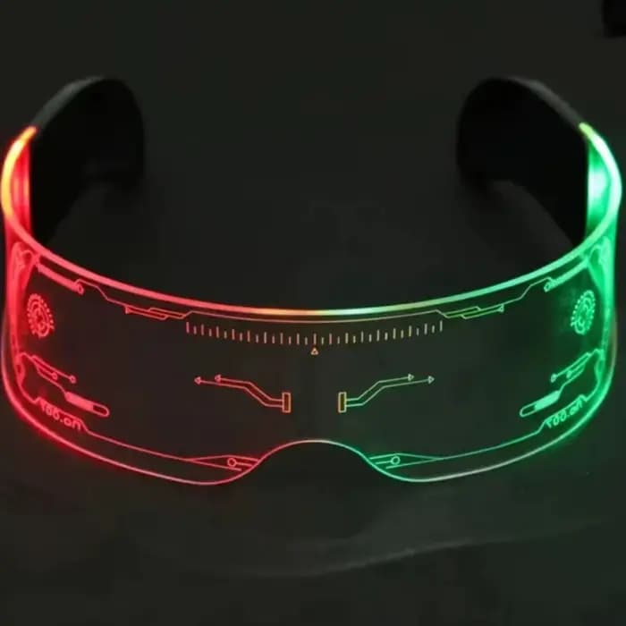 Lunettes de soleil disco colorées scintillantes