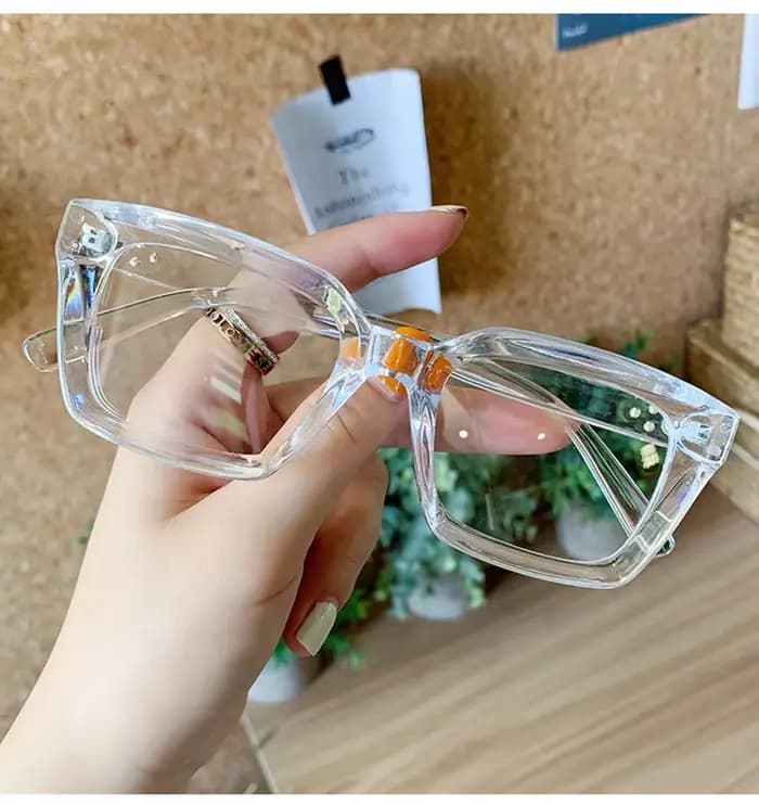 Lunettes de Lecture Carrées à Grande Monture pour Femme