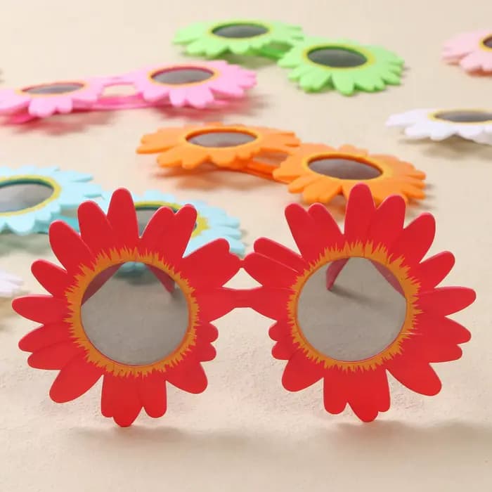 Lunettes de soleil tournesol en forme de petite marguerite