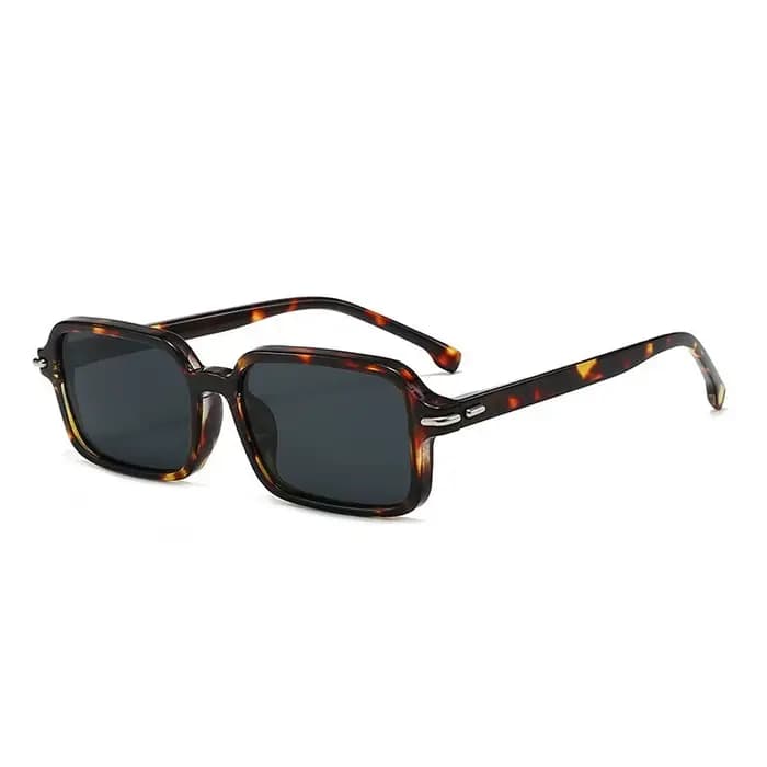 Lunettes de soleil rectangulaires à la mode pour hommes et femmes