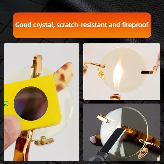 Nouvelles Lunettes de Soleil en Verre Cristal 2026