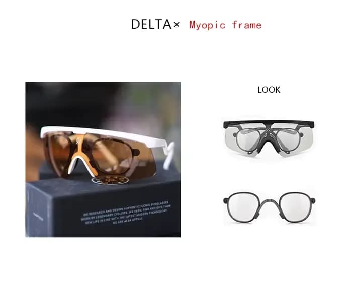 ALBA-Lunettes de soleil de cyclisme, monture de lunettes, clip myopie