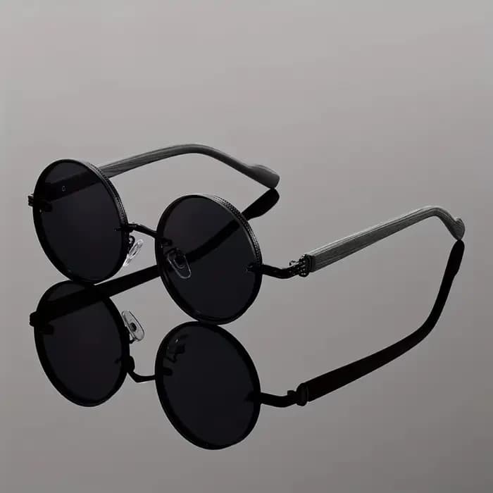 Nouvelles Lunettes de Soleil Rondes Classiques Tendance pour Hommes et Femmes