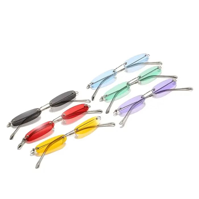 Lunettes de soleil rectangulaires SAINT sans monture