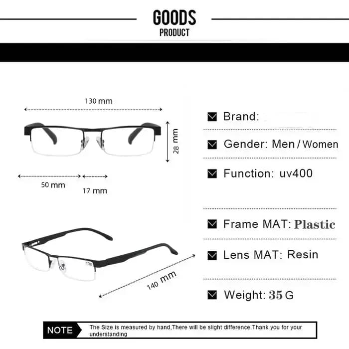 Lunettes de lecture pour presbytes