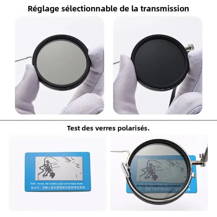 Lunettes de soleil rondes polarisées hommes ND9