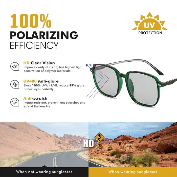 LIvissed MO-Lunettes de soleil polarisées pour homme et femme