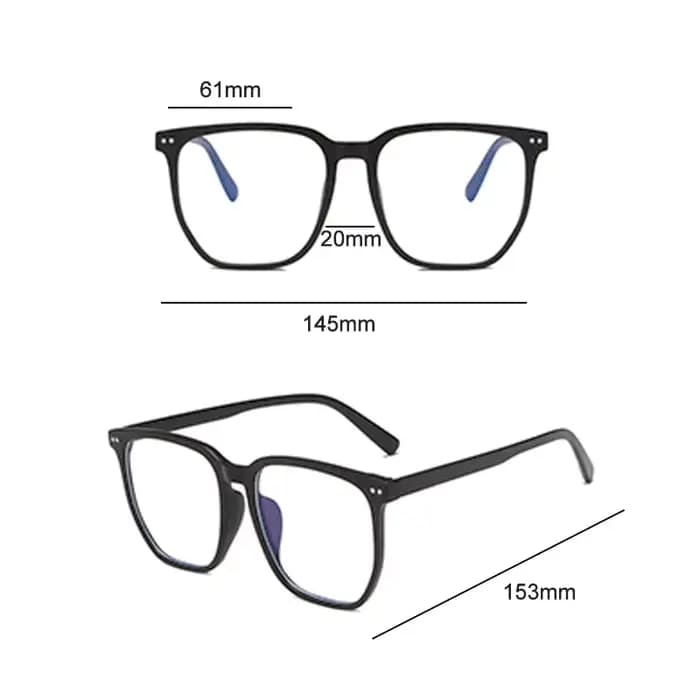 Lunettes Rondes Transparentes Anti-Lumière Bleue pour Homme et Femme