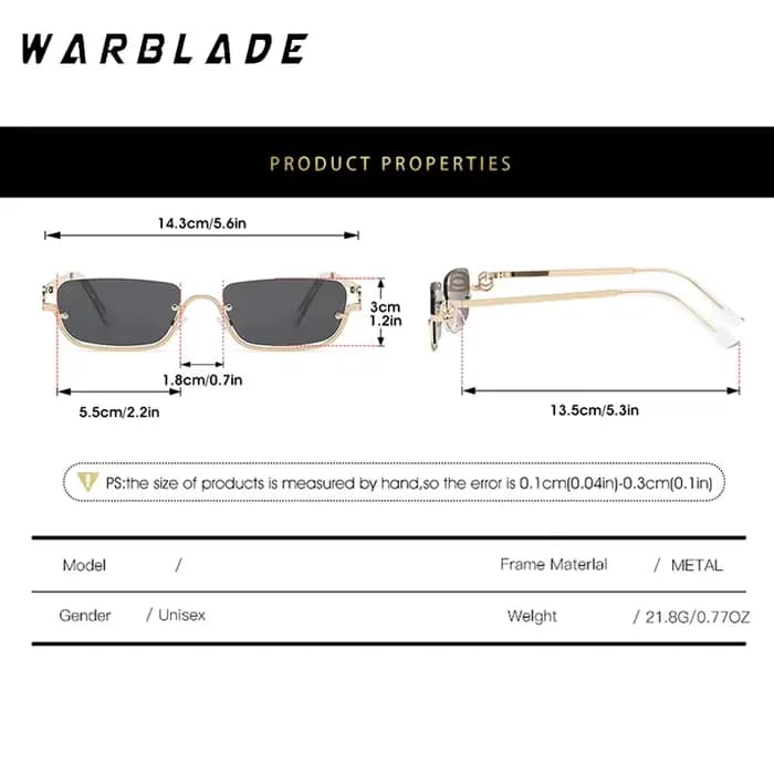 Lunettes de soleil carrées demi-cadre pour femmes