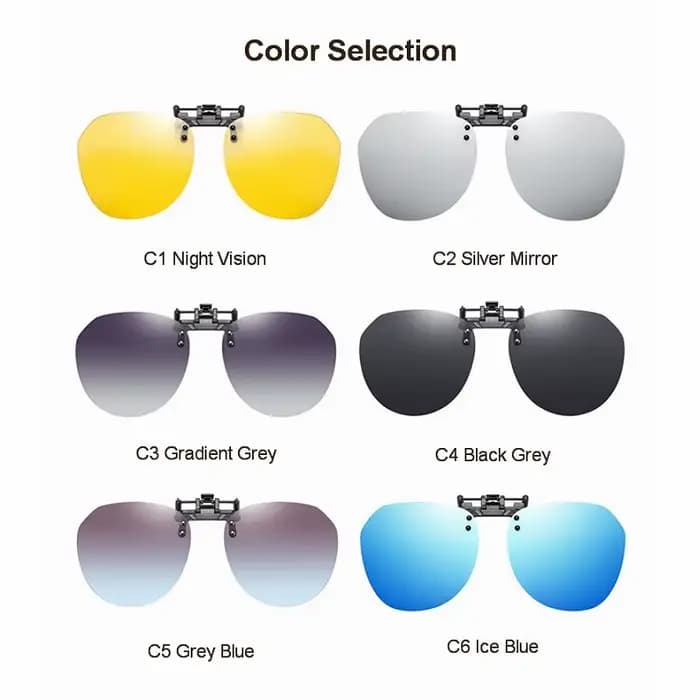 Nouvelles lunettes de soleil polarisées lentille pince
