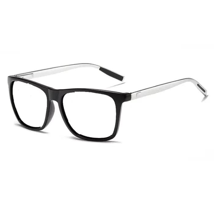 Lunettes carrées en aluminium magnésium pour hommes et femmes