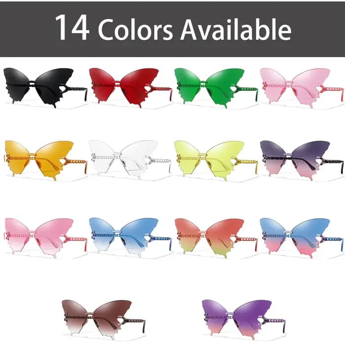 Lunettes papillon irrégulières pour femmes et hommes
